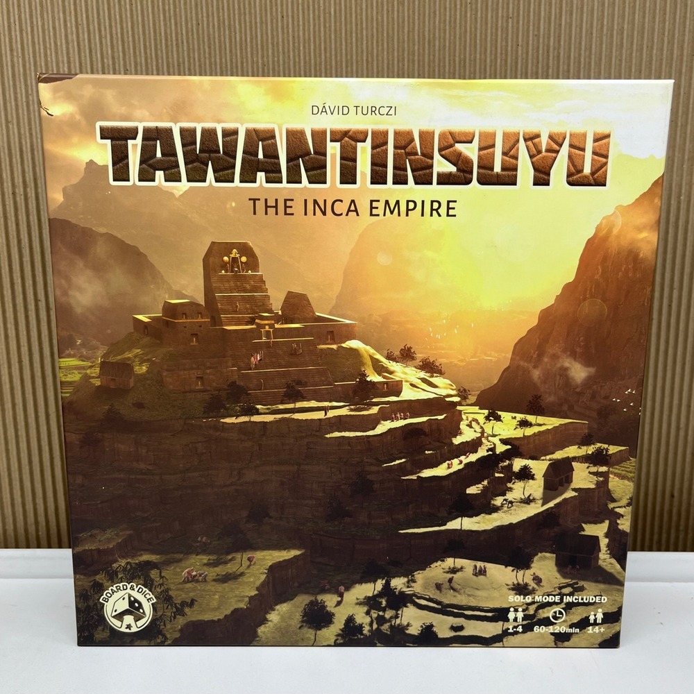 Tawantinsuyu The Inca Empire + Golden Age Expansion Strategy Board Game & More!